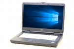 【即納パソコン】LIFEBOOK A550/B(36182)　中古ノートパソコン、FUJITSU（富士通）、Windows10、CD/DVD再生・読込