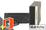 ProDesk 600 G3 SFF(Microsoft Office Home and Business 2021付属)(SSD新品)(39852_m21hb)　中古デスクトップパソコン、7世代
