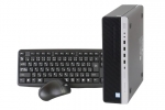 【即納パソコン】EliteDesk 800 G3 SFF(SSD新品)(40461)　中古デスクトップパソコン、HP（ヒューレットパッカード）、4GB～