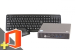  EliteDesk 800 G1DM(Microsoft Office Home & Business 2019付属)(SSD新品)(37836_m19hb)　中古デスクトップパソコン、メモリ8ＧＢ
